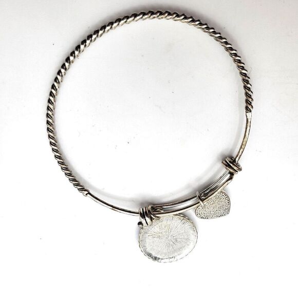 " A Piece of My Heart is In Heaven" adjustable Charm Bracelet 2.75in dia - Picture 2 of 2